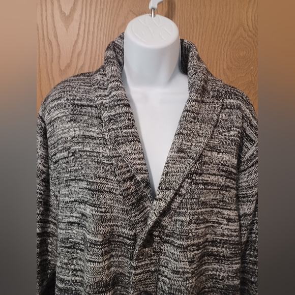 Mens ROUTE 66 cardigan holiday sweater - Picture 2 of 7